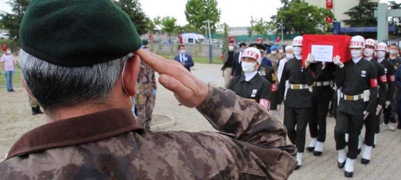 İdlib şehidi Teğmen Tatar, son yolculuğuna uğurlandı