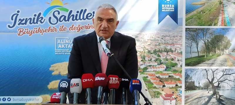 19 milyon TL’ye düzenlenen İznik sahil şeridi açıldı