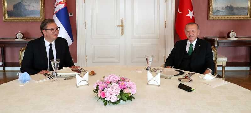 Erdoğan, Sırbistan Cumhurbaşkanını kabul etti