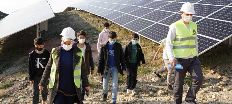 Kestel, güneş enerji santralinin kapılarını öğrencilere açtı