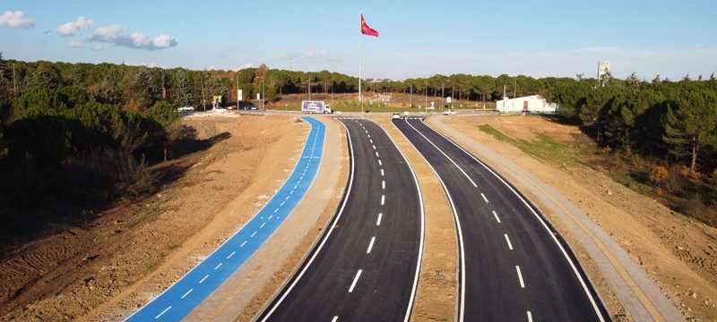 Bursa Uludağ Üniversitesi’nin yenilenen yolu trafiğe açıldı