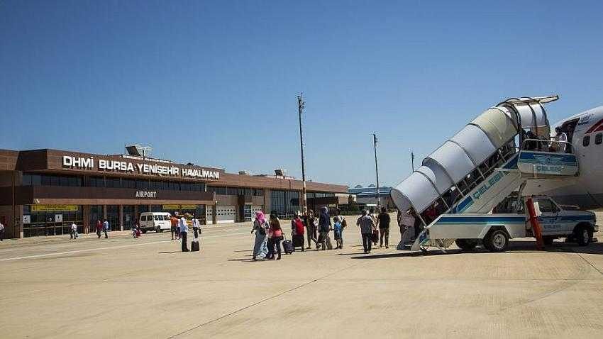 Bursa Yenişehir havalimanı rekor kırdı