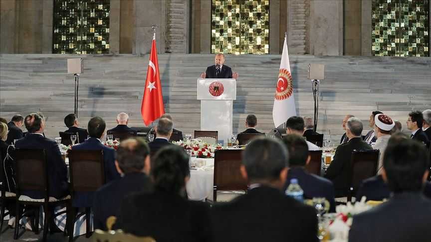  Cumhurbaşkanı Erdoğan: Hepimiz 82 milyonluk Türkiye gemisinin yolcularıyız