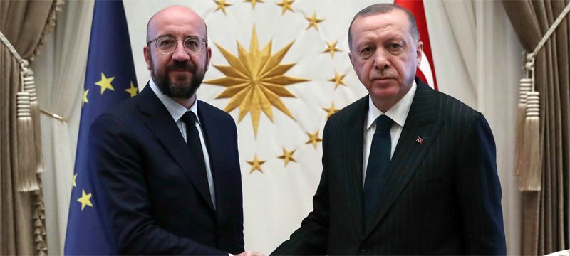 Cumhurbaşkanı Erdoğan, AB Konseyi Başkanı Michel ile görüştü