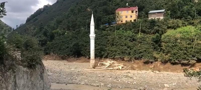 Giresun’daki sel felaketini anlatan en inanılmaz kare