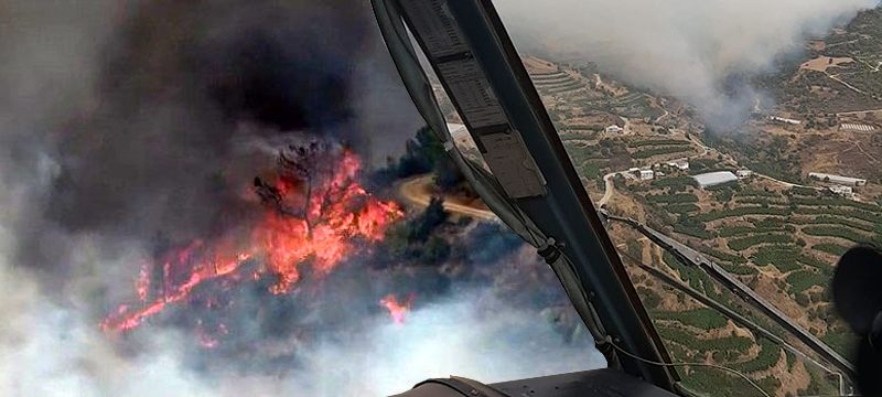 Mersin’de orman yangını