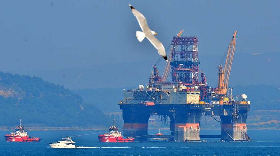 Dev petrol arama platformu Çanakkale Boğazı