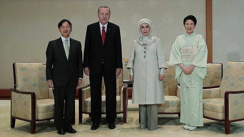 Erdoğan Japon İmparatoru Naruhito ile görüştü